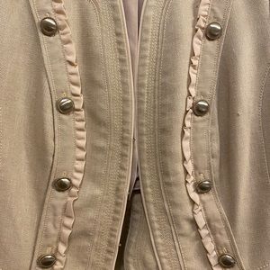 White House black market tan blazer size 4